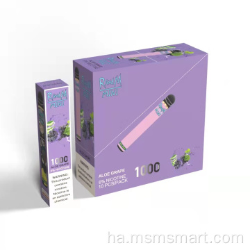 New arrival 550mAh 1000 rechargeable Dazzle packaging